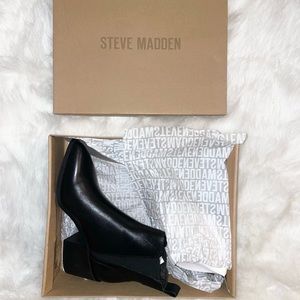 SOLD Steve Madden, black booties, size 7